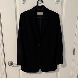 everlane Women's Black Blazer 100% wool